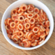 Spaghetti-O's in bowl